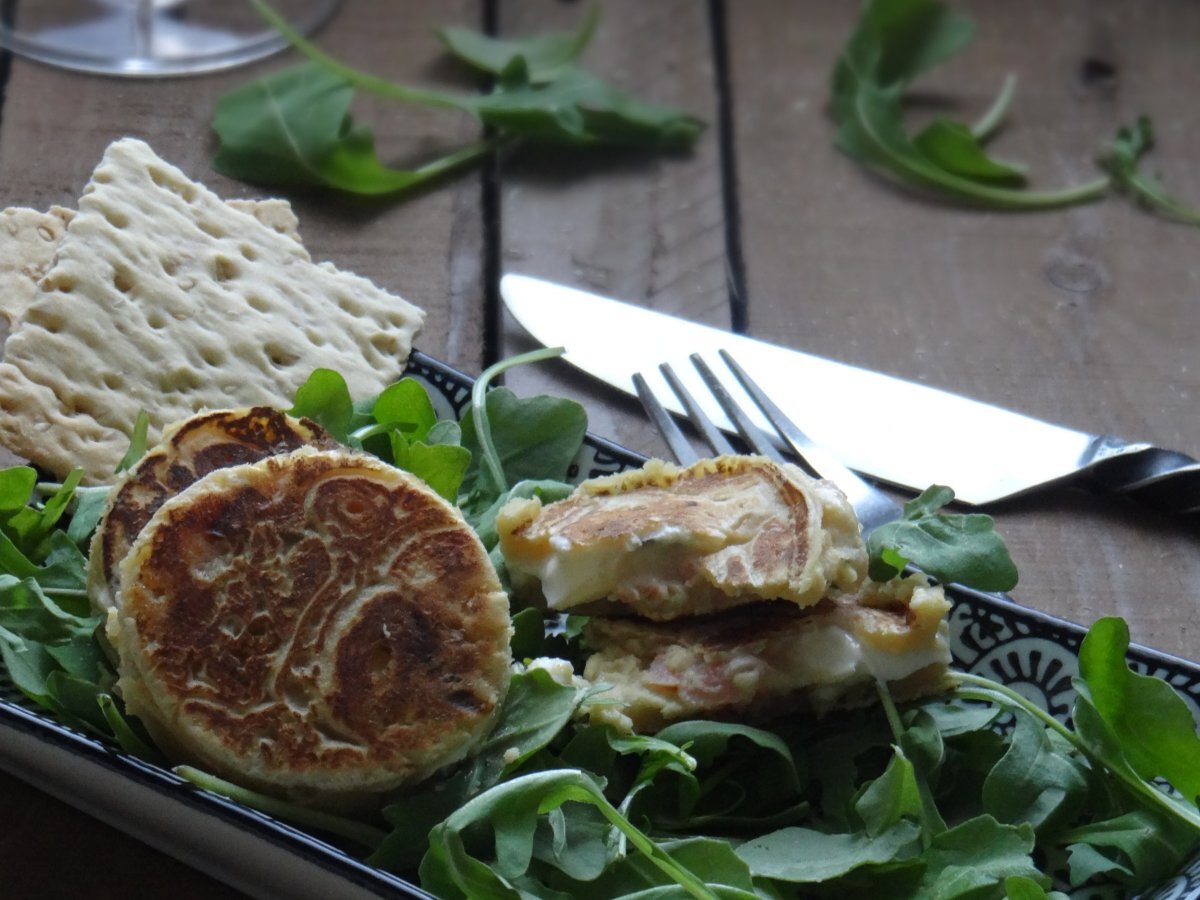 Frittatine di ceci e salmone - foto 2