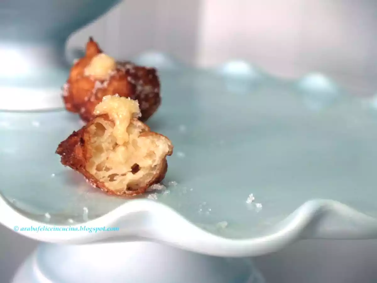 Frittelle allo zabaione