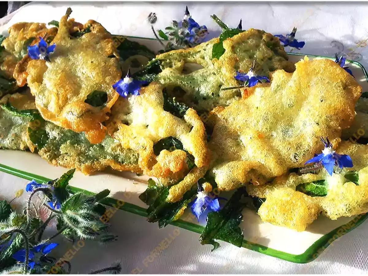 Frittelle di borragine al vino bianco