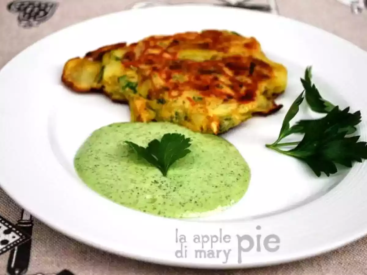 Frittelle di porri con salsa allo yogurt - foto 2