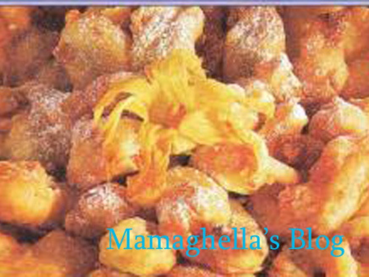 Frittelle dolci ai fiori di zucca