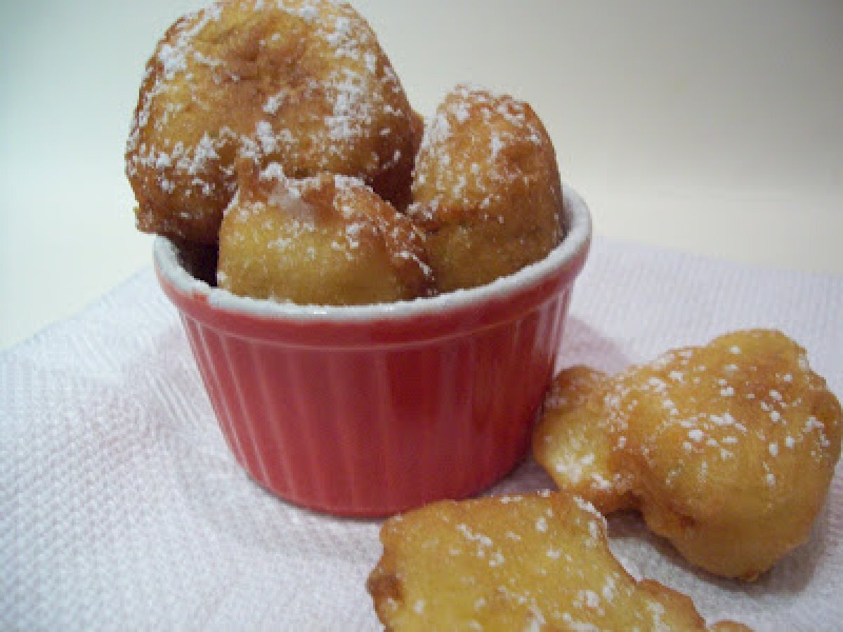 Frittelle dolci con fiori di zucchine, foto 2
