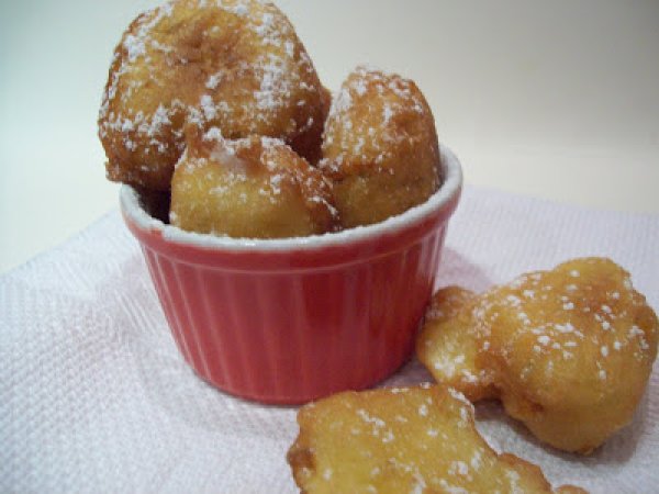 Frittelle dolci con fiori di zucchine, foto 2