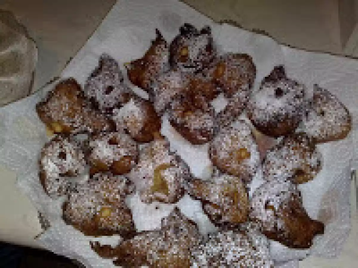 Frittelle ripiene alla crema