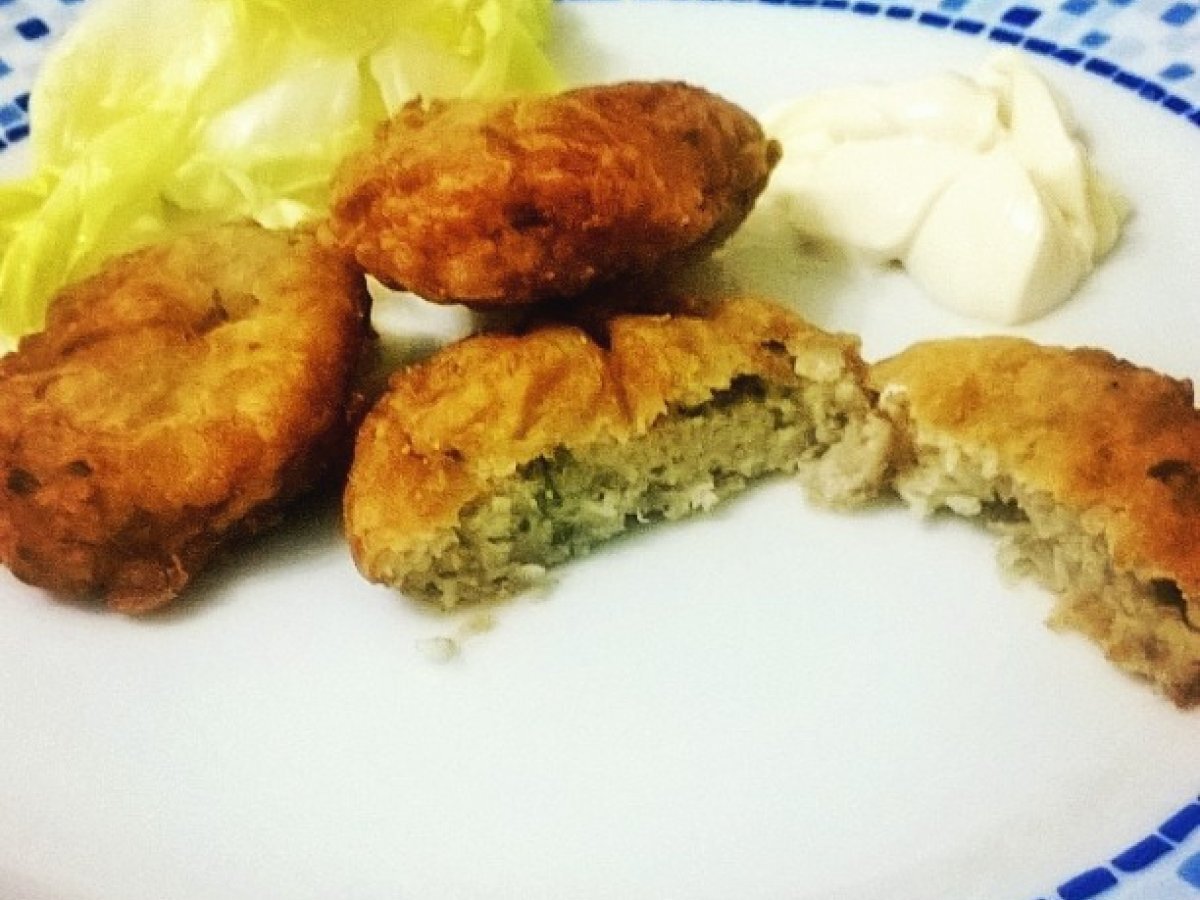 Frittelle speziate di patate viola