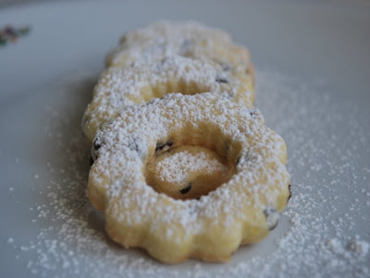 Frollini di riso con gocce di cioccolato