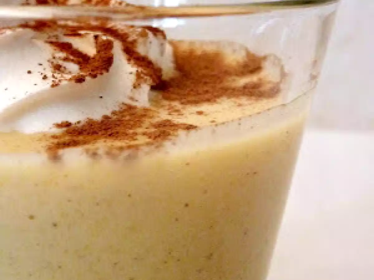 Frullato di pesche alla cannella