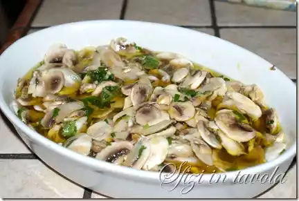 Funghi champignon ad insalata