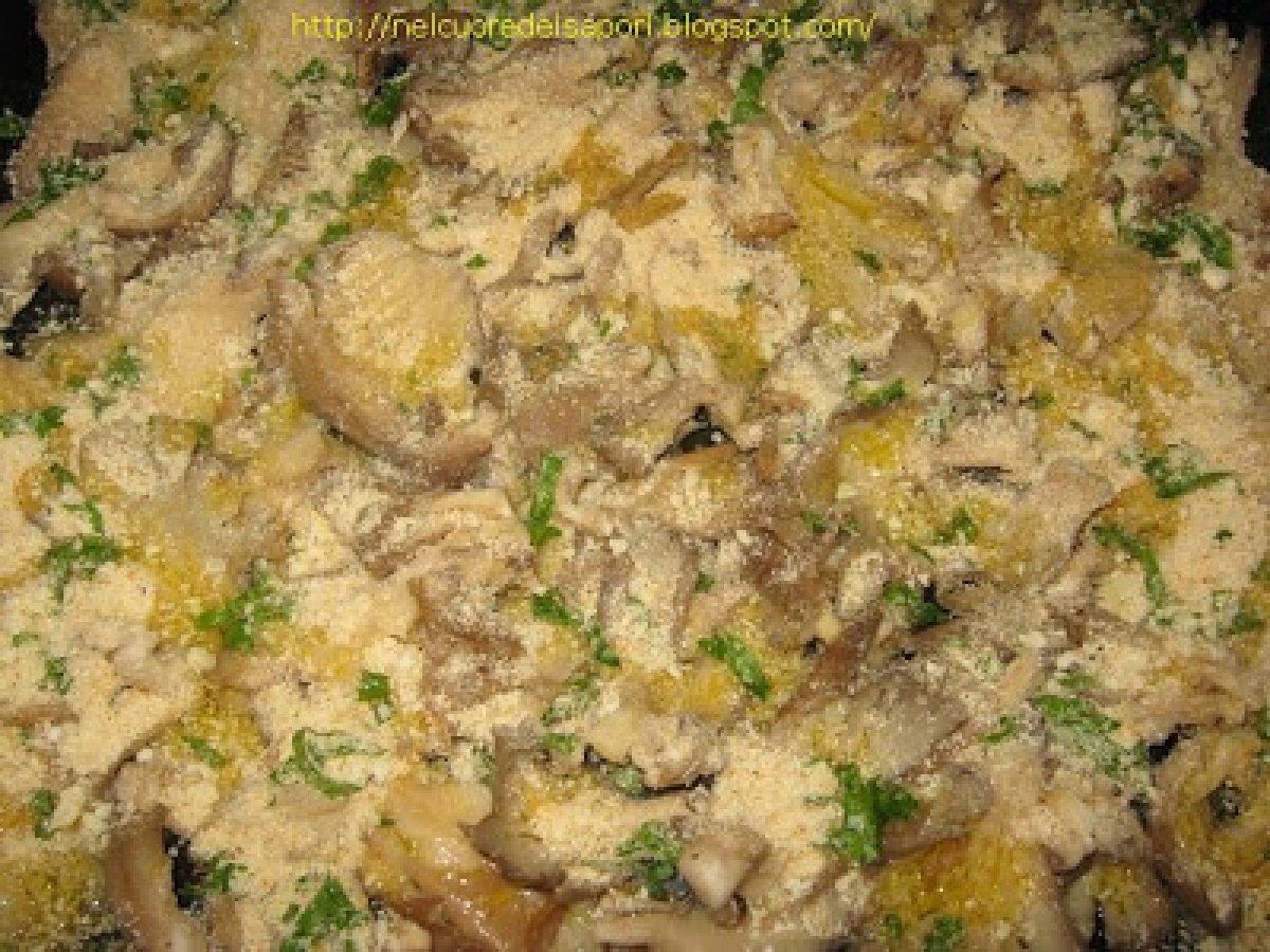 Funghi gratinati al forno, foto 2