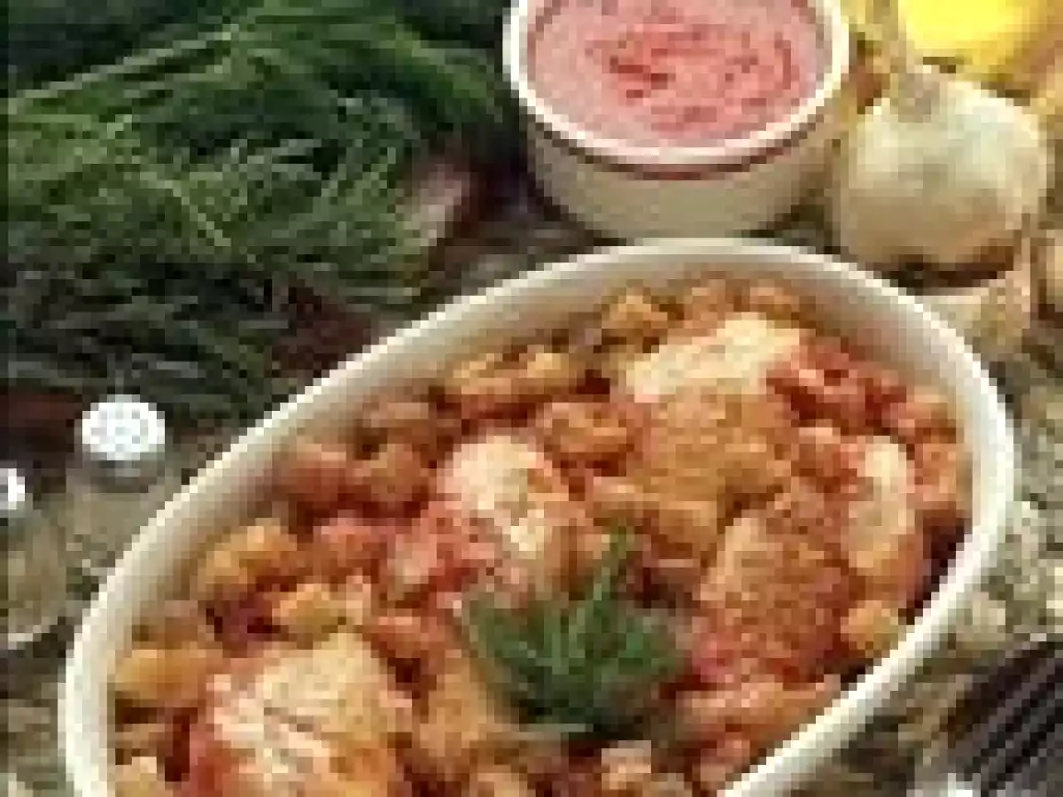 Fusi di pollo con melanzane - foto 2