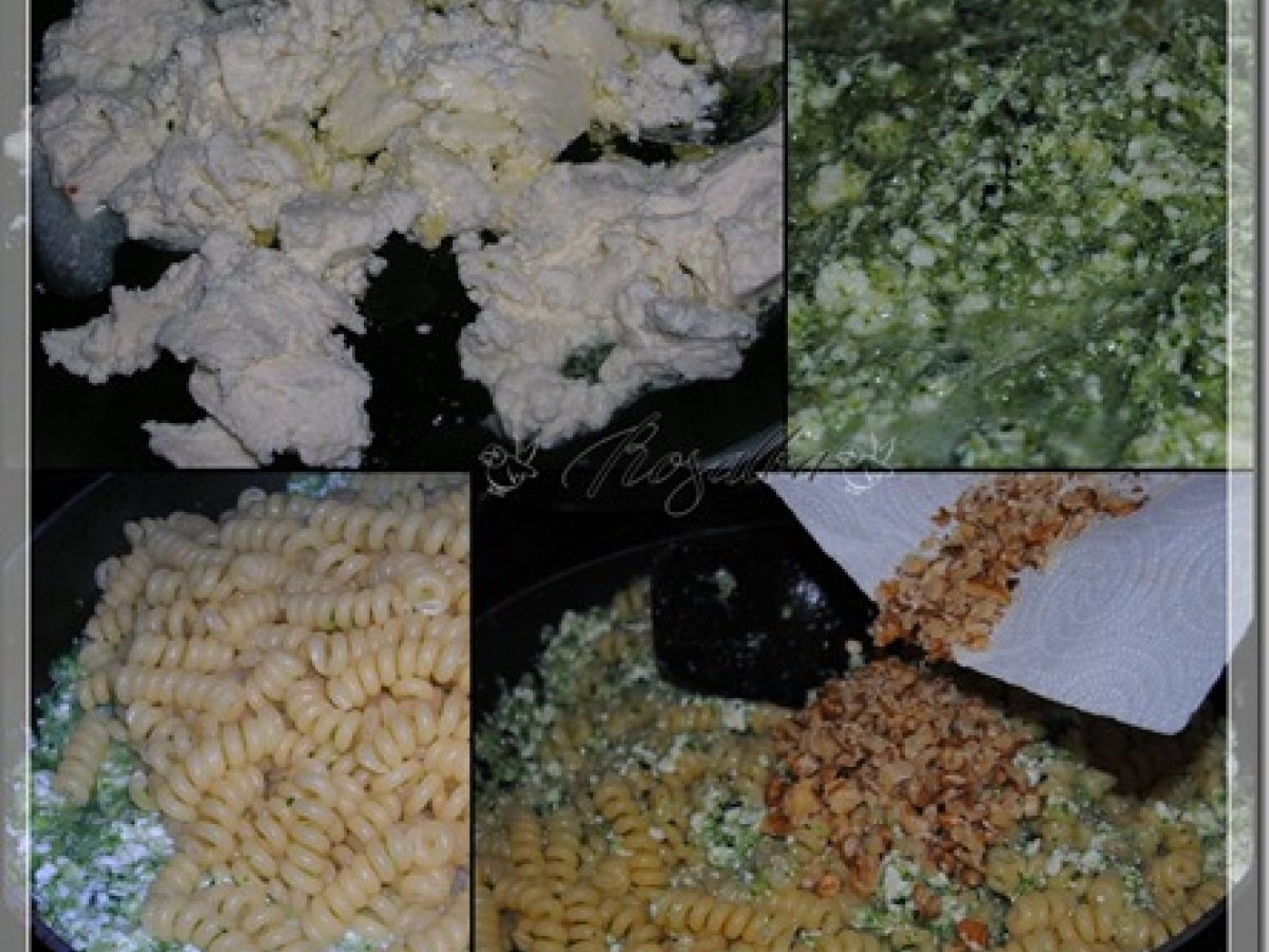 Fusilli con broccoli, noci e ricotta - foto 3