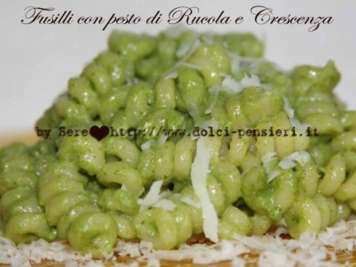 FUSILLI CON PESTO DI RUCOLA E CRESCENZA secondo - foto 3