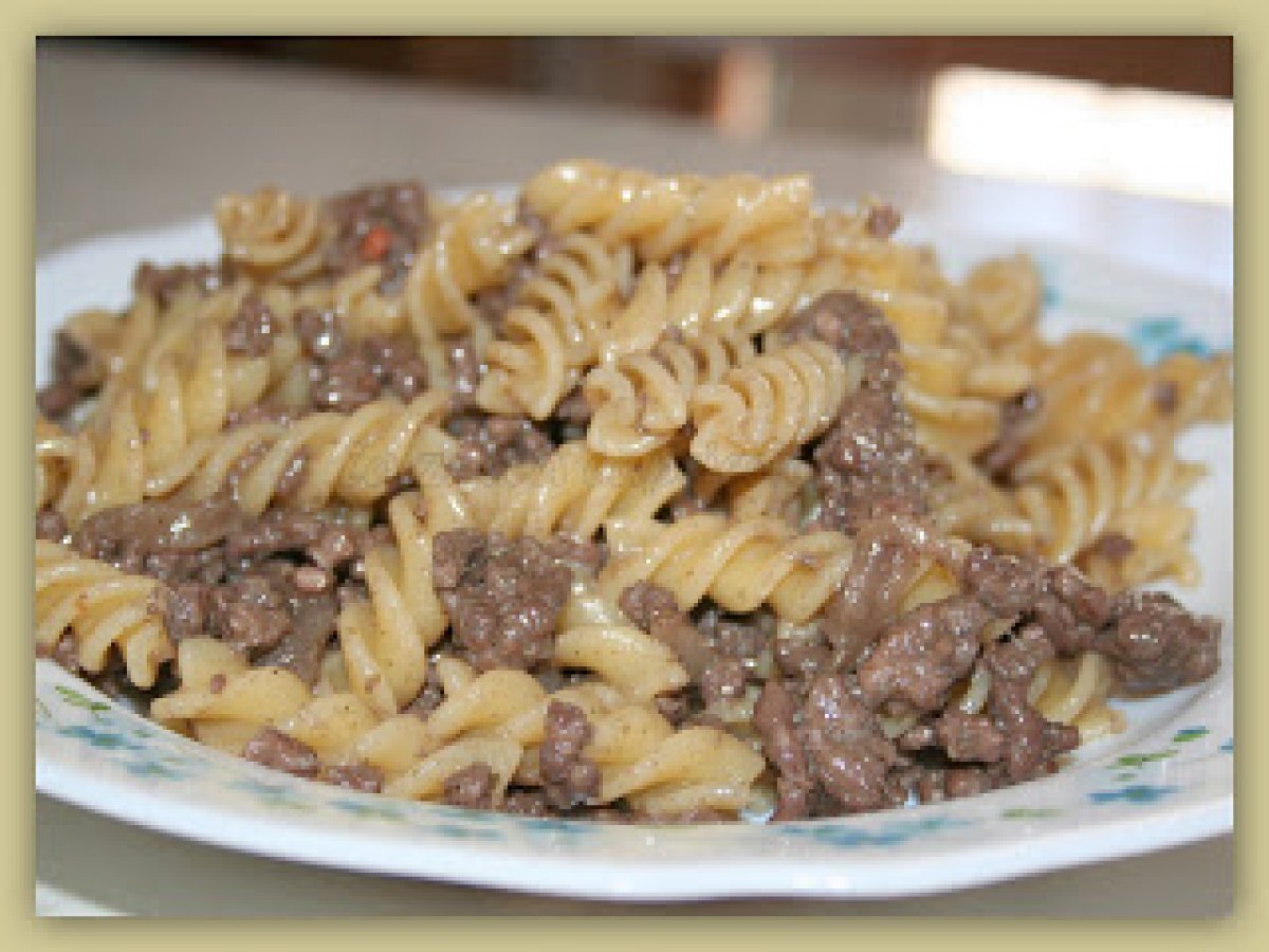 Fusilli con ragù bianco... al vino rosso - foto 2