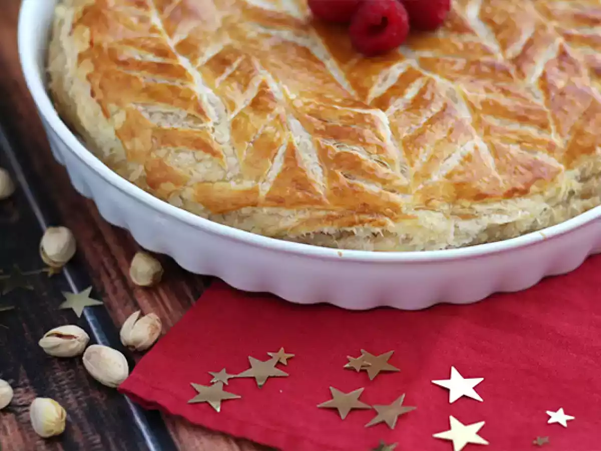 Galette des rois lamponi e pistacchio - foto 2