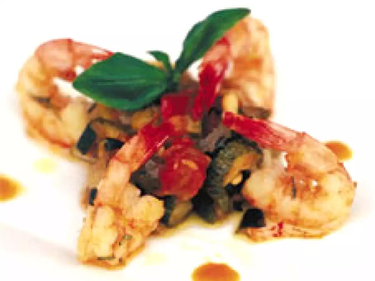 Gamberi al rosmarino