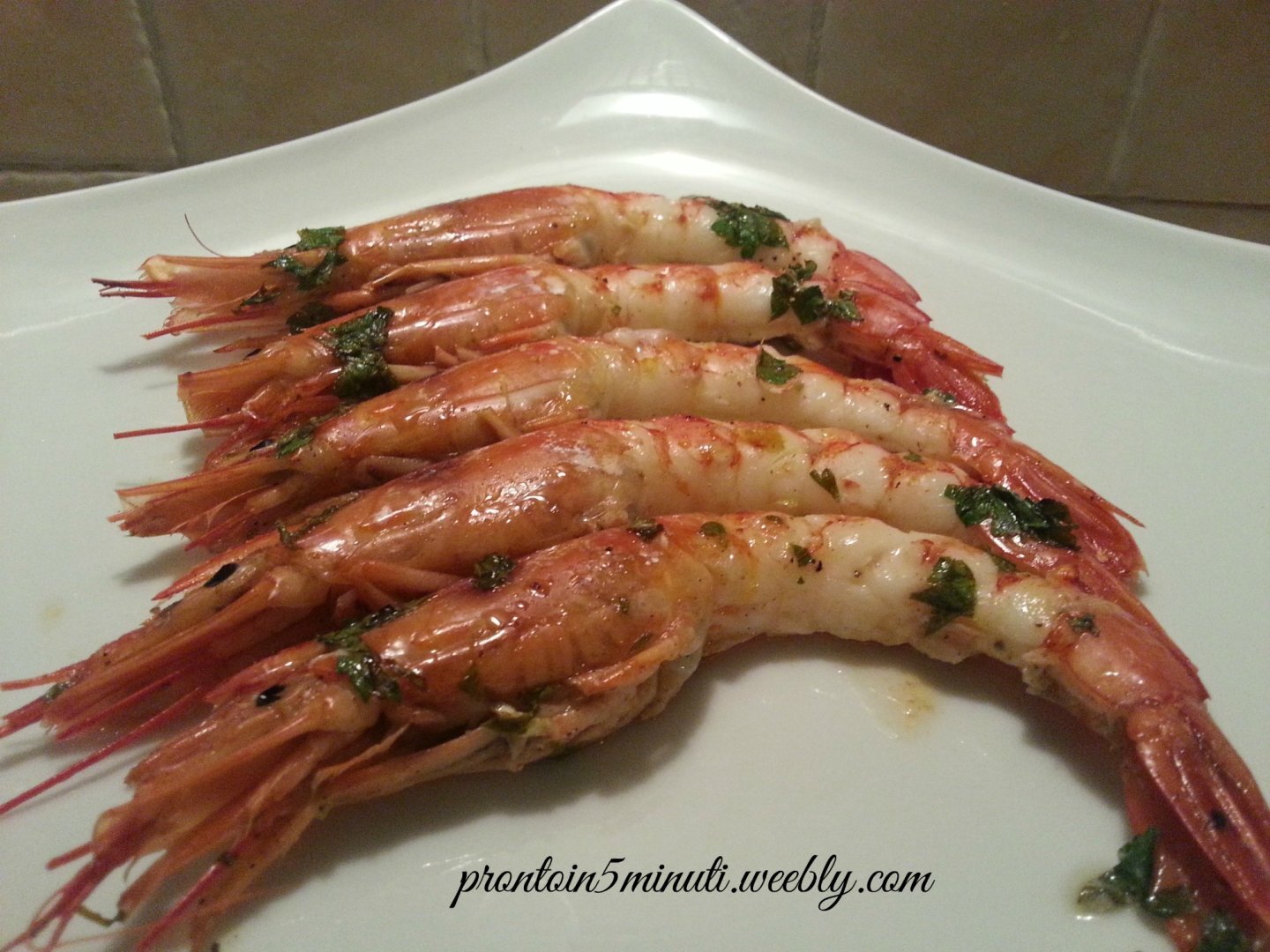 Gamberoni profumati al forno, Ricetta Petitchef