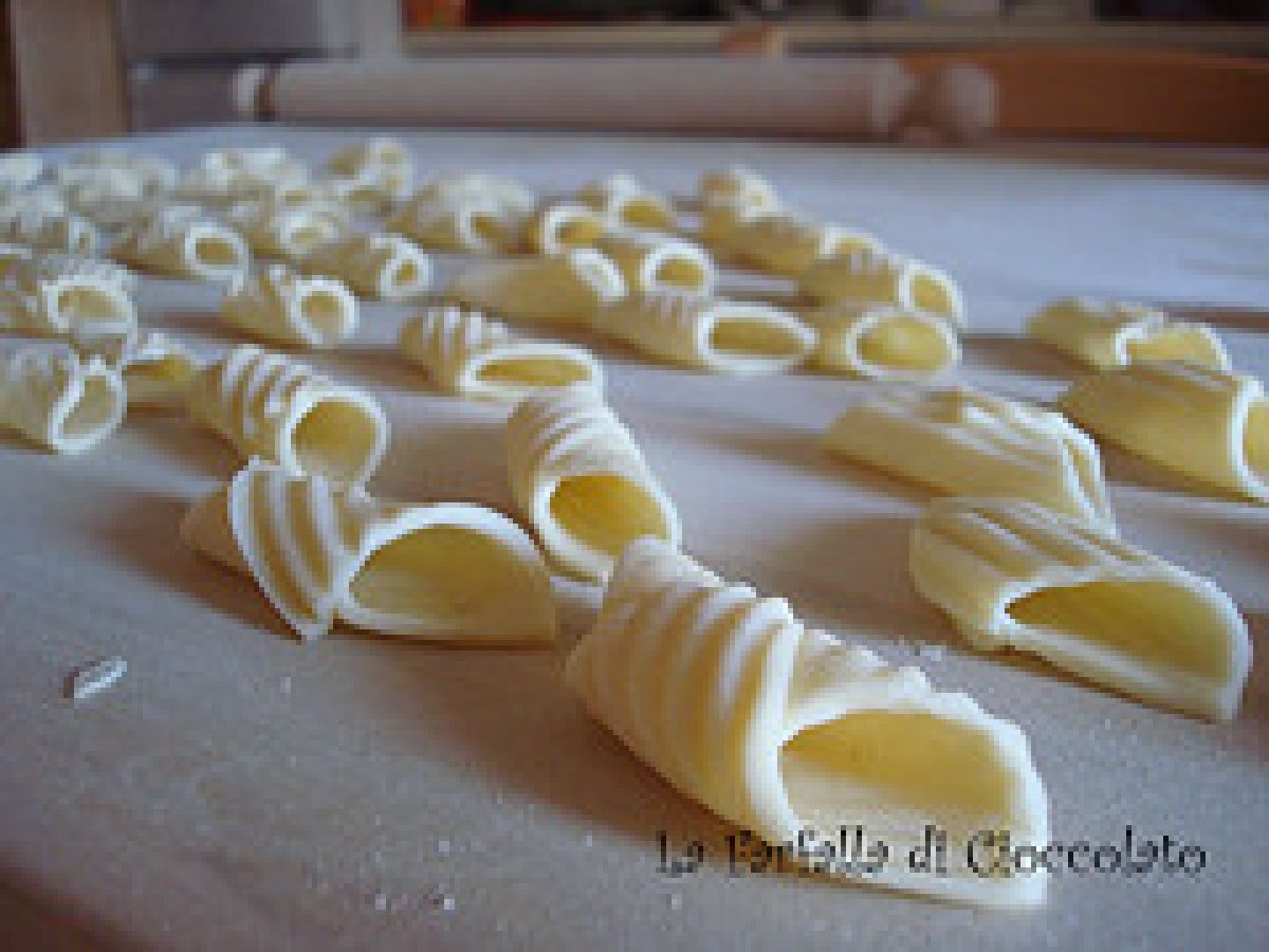 Garganelli fatti a mano con crema di peperoni - foto 2