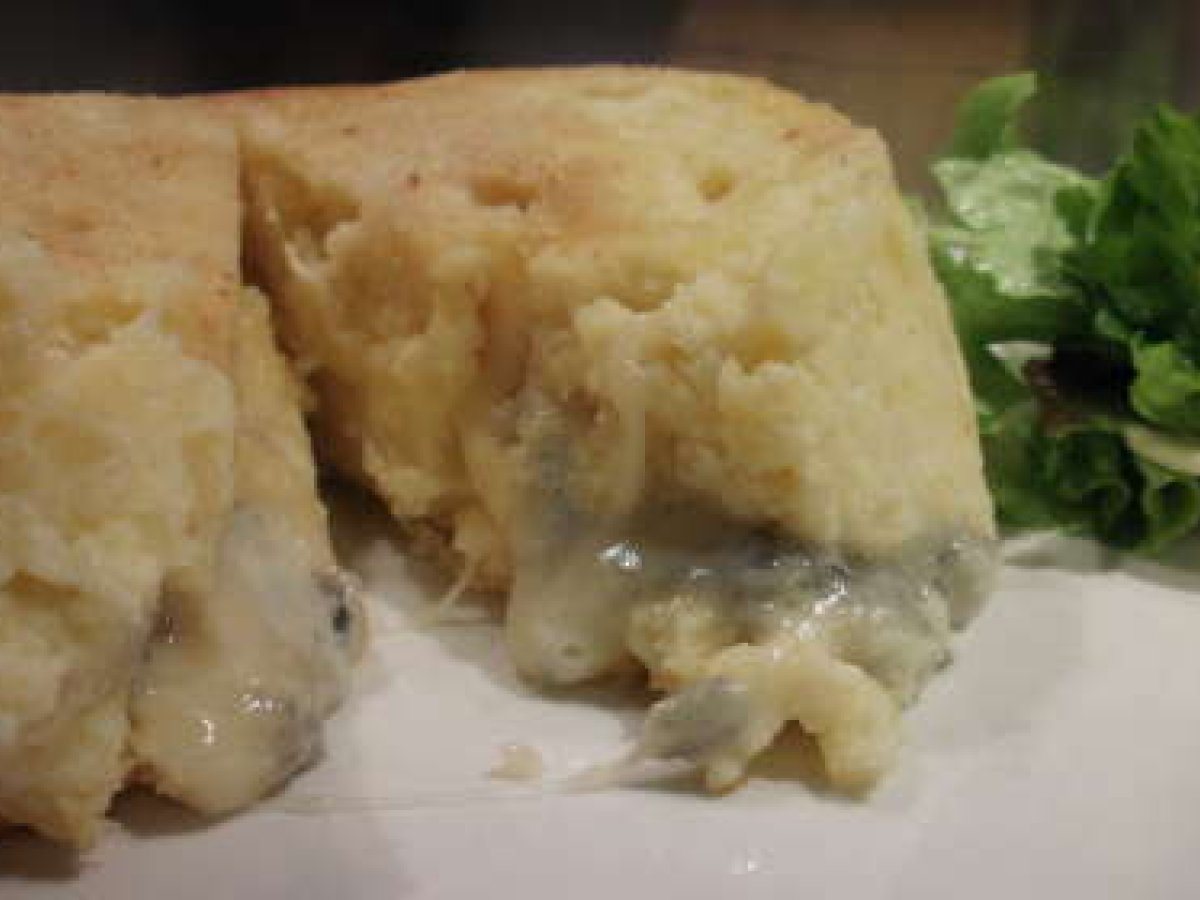 Gateau di patate al gorgonzola