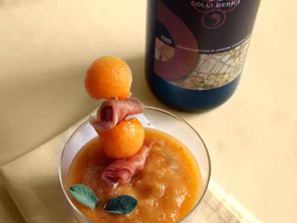 Gazpacho al melone e crudo, foto 2