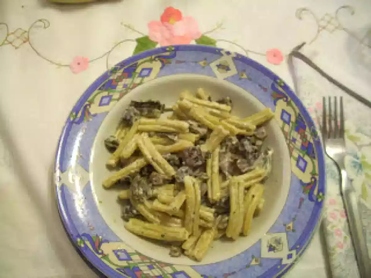 Gemelli panna e funghi