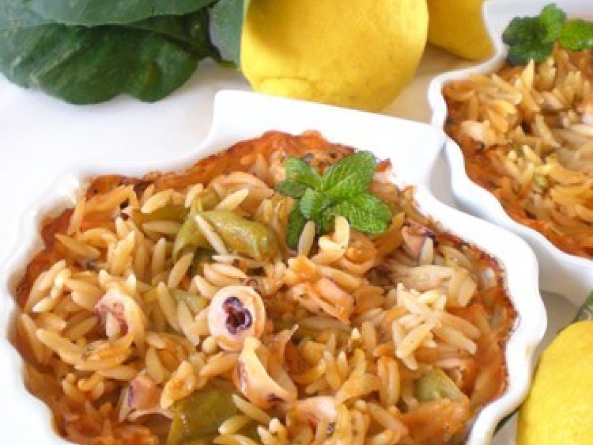 Giouvetsi al sapore di mare per Bene