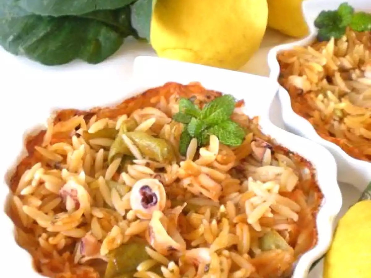 Giouvetsi al sapore di mare per Bene