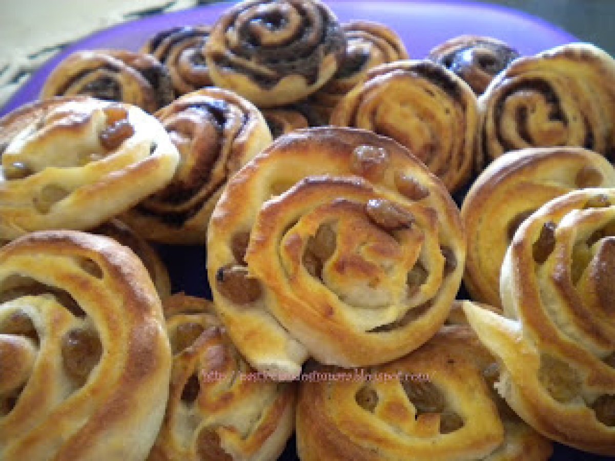 Girelle all'Uvetta o Nutella