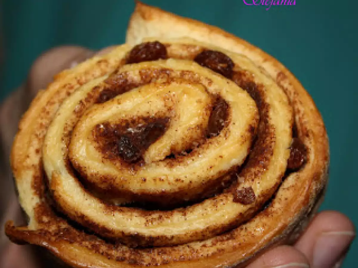 Girelle alla cannella e uvetta, ovvero i Kanelbullar dell'Ikea al modo - foto 2