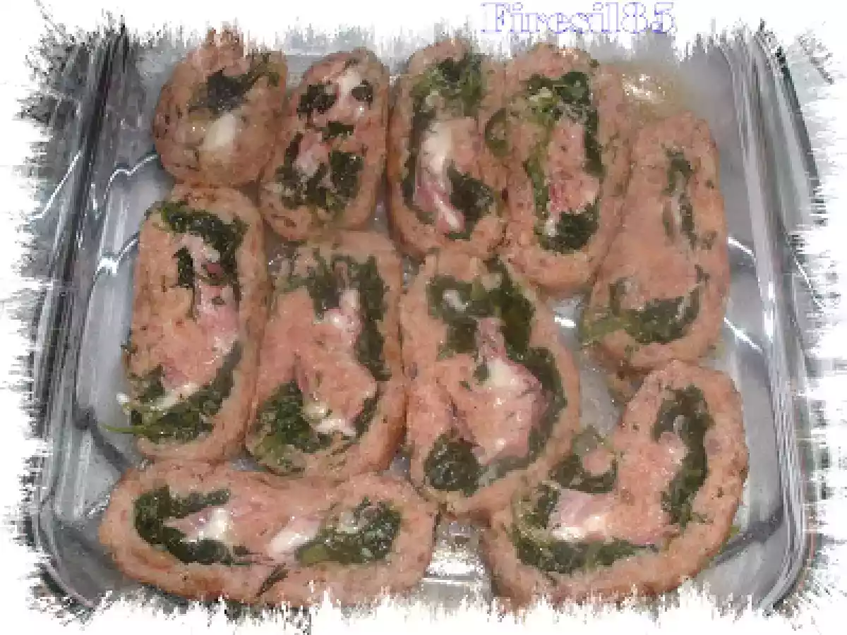 Girelle di polpettone agli spinaci - foto 2