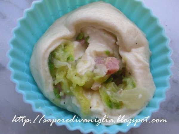 Girelle salate con pancetta e zucchine, foto 3