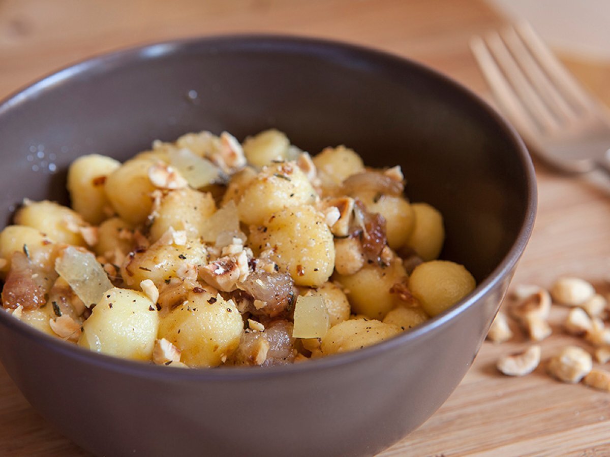 Gnocchetti con guanciale e pecorino