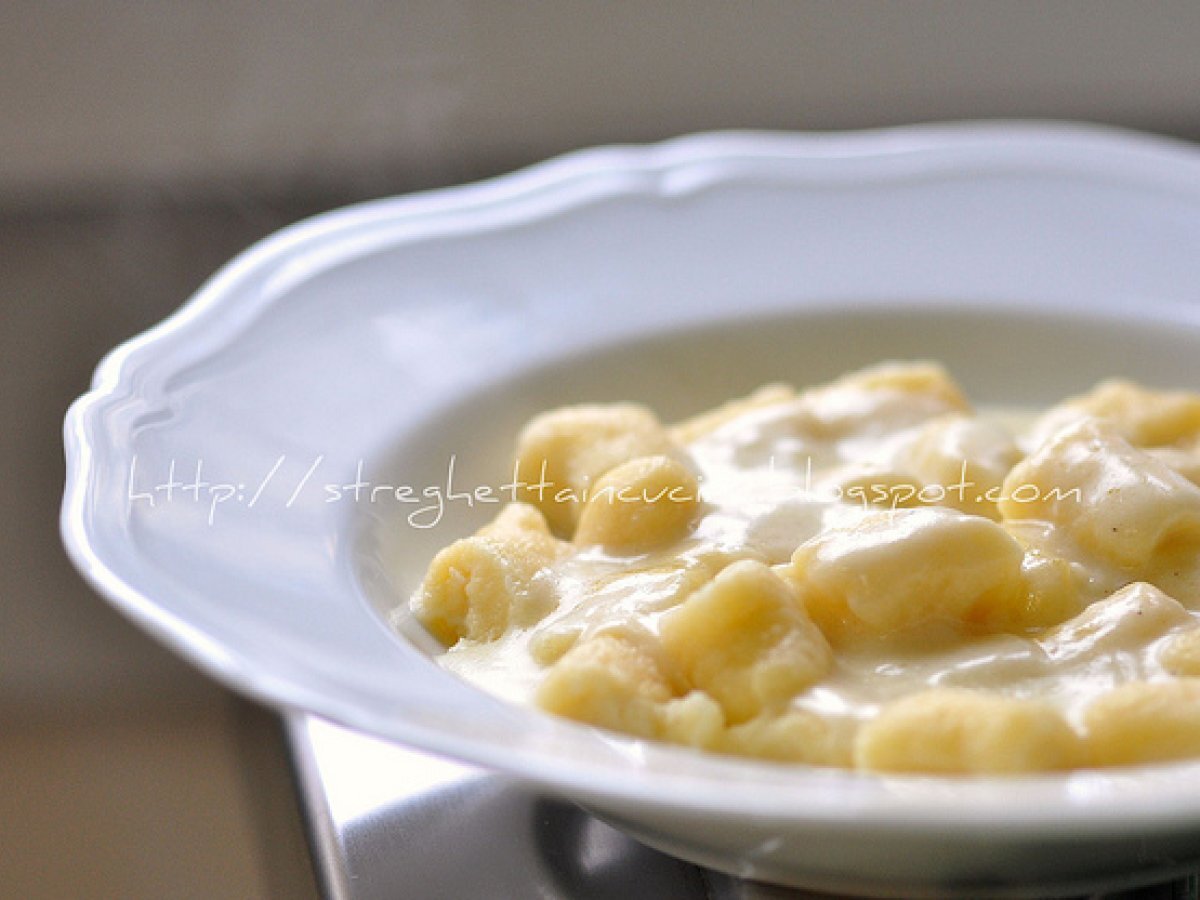 Gnocchetti di ricotta alla fonduta di Bettelmatt