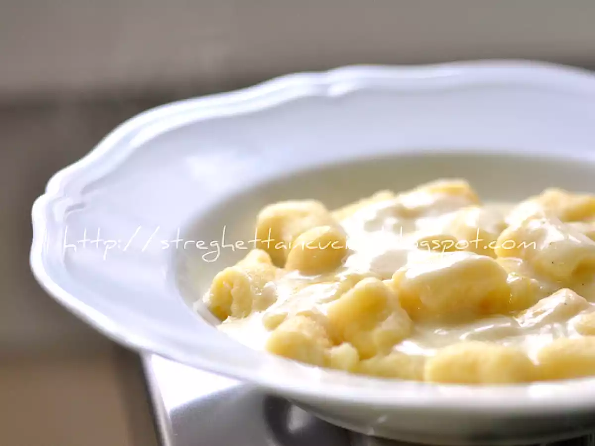 Gnocchetti di ricotta alla fonduta di Bettelmatt