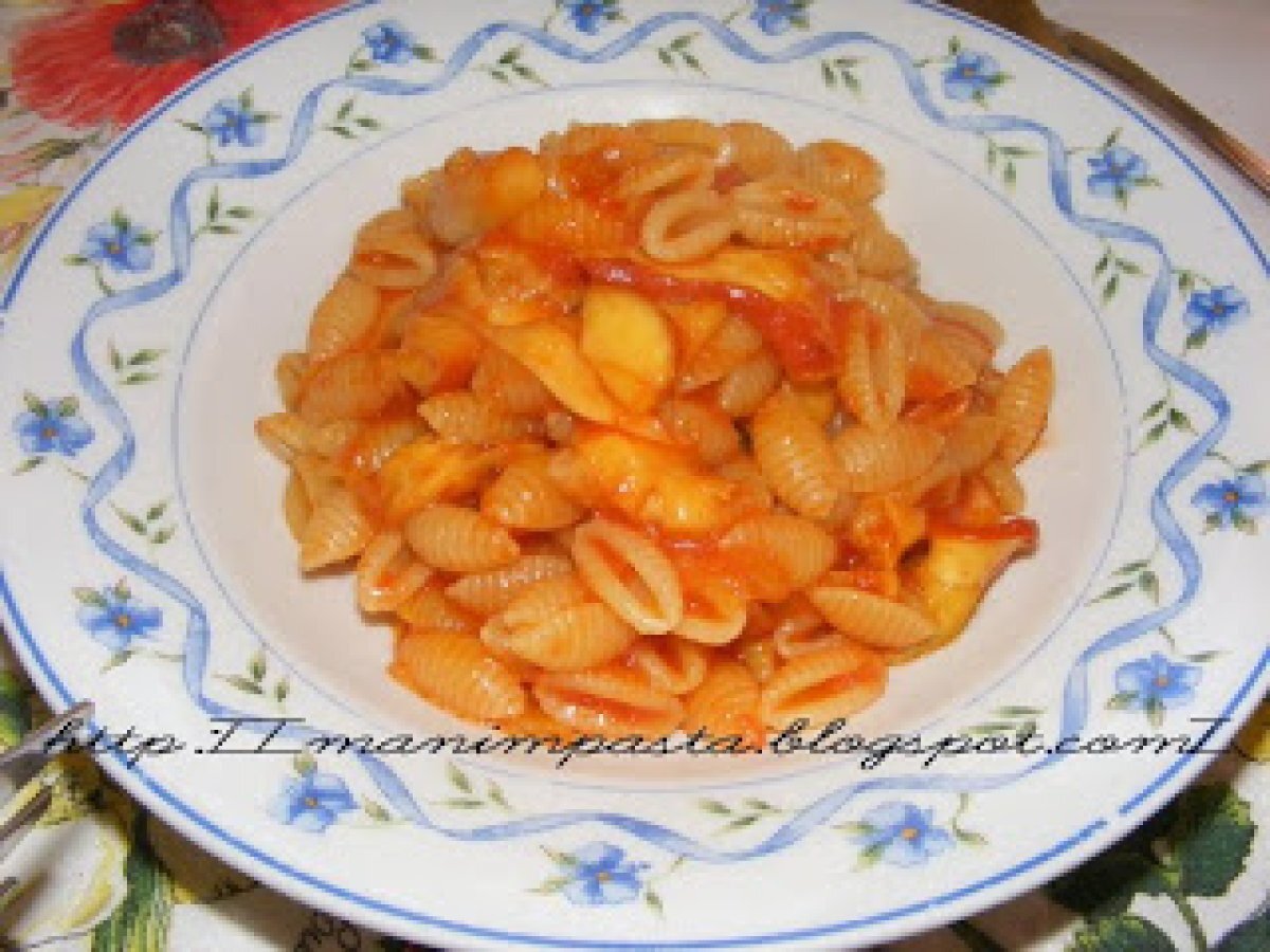 Gnocchetti funghi porcini, pancetta e zafferano