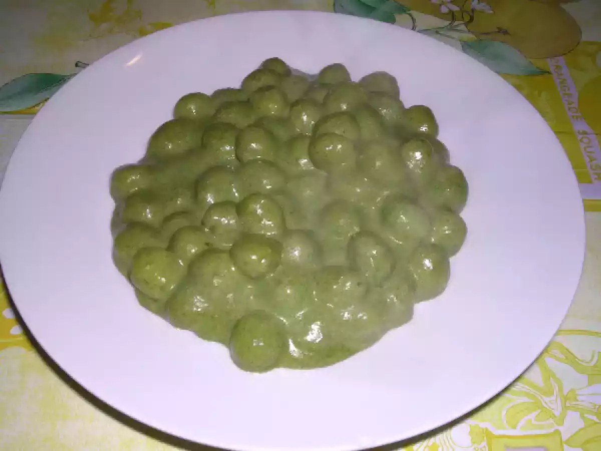 Gnocchetti in salsa di gorgonzola e spinaci