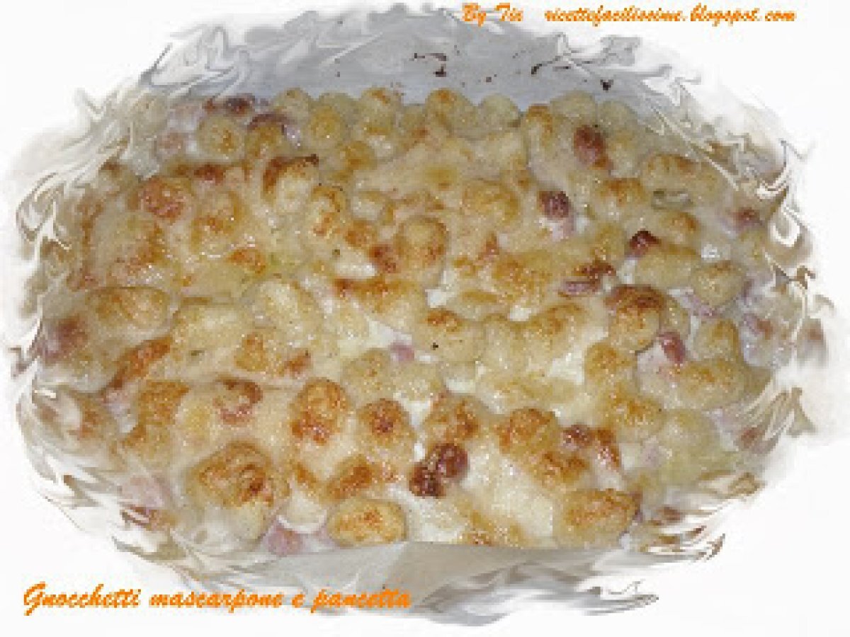 GNOCCHETTI MASCARPONE E PANCETTA