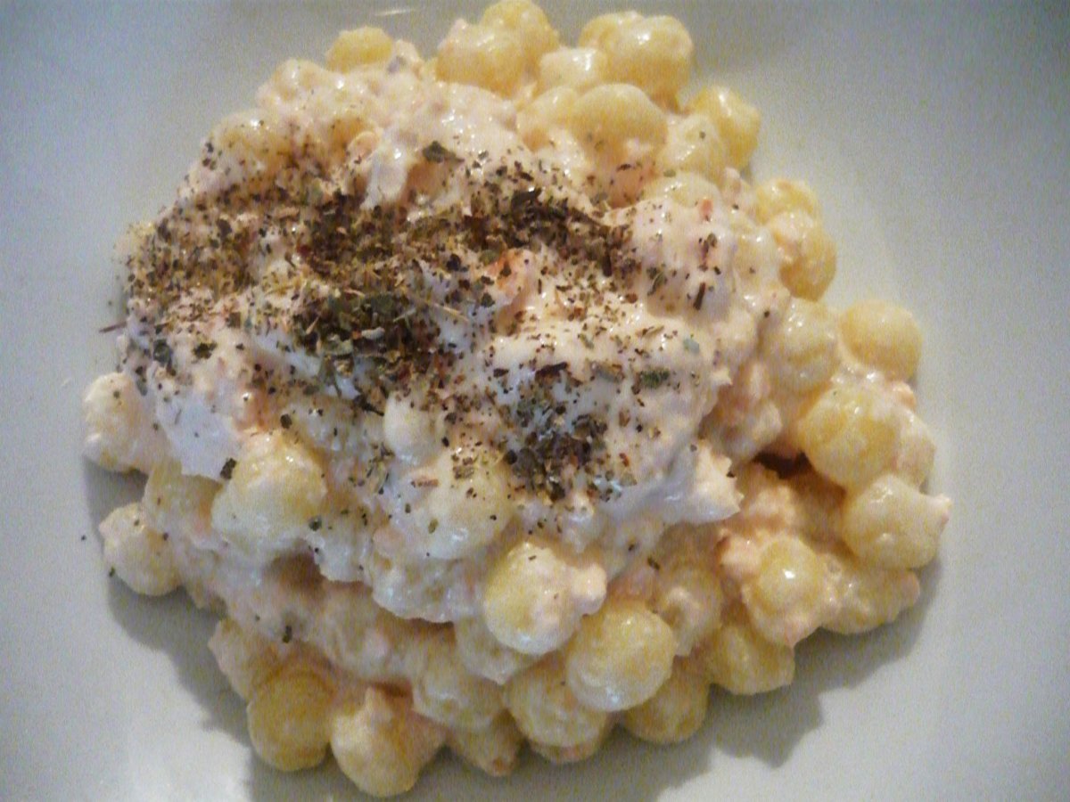 Gnocchetti salmone e salvia