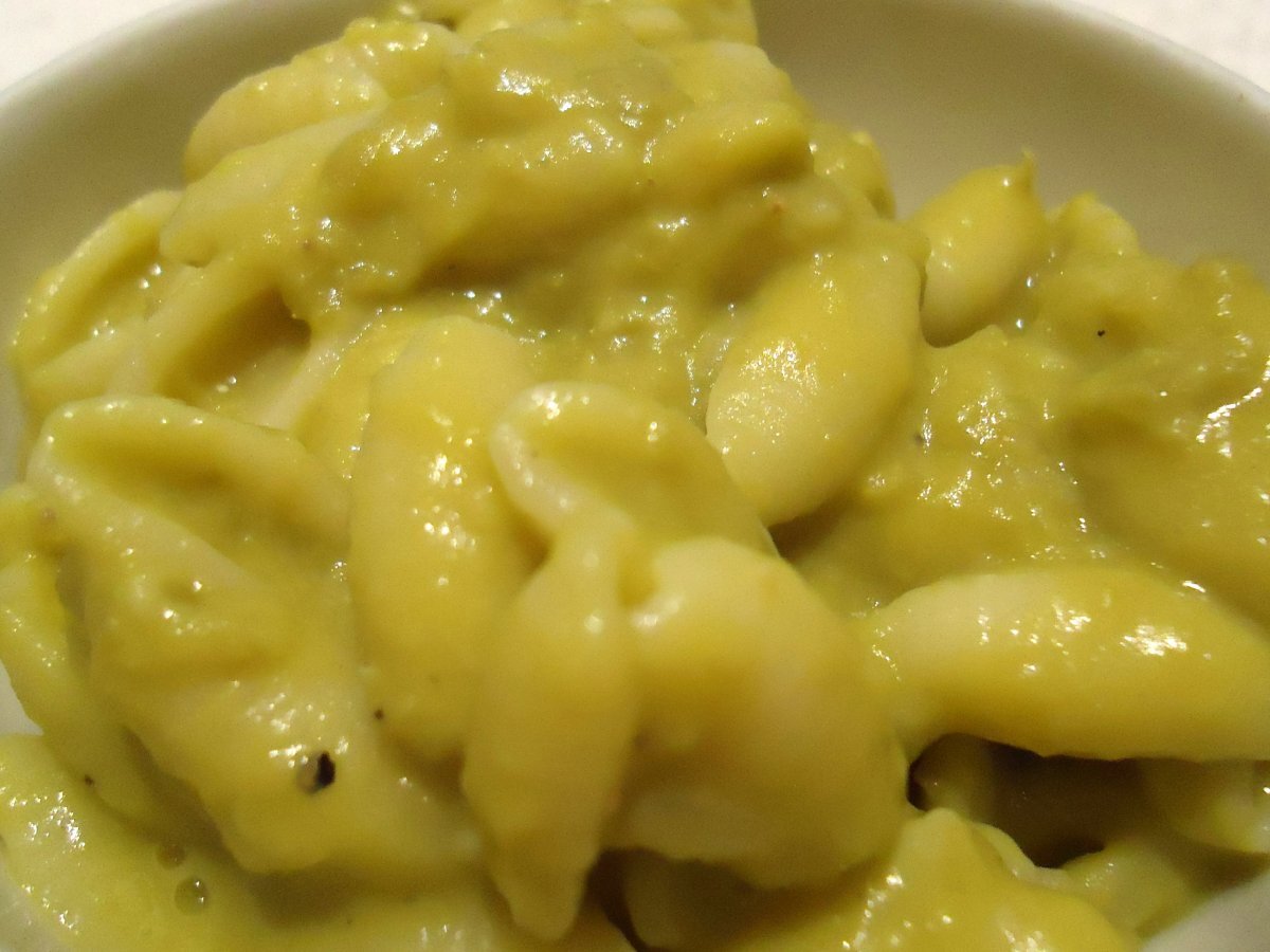 Gnocchetti Sardi con crema di Piselli