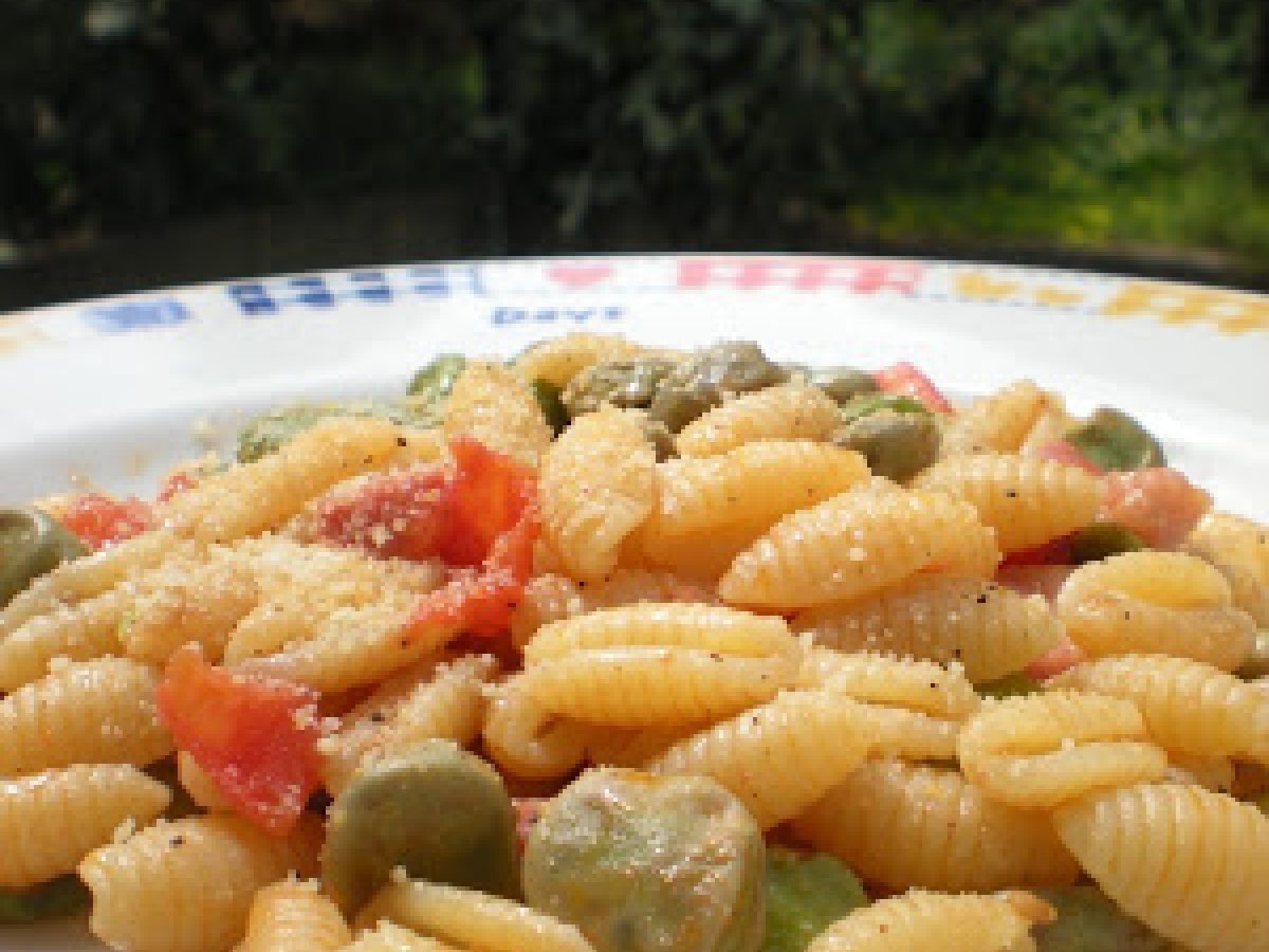 Gnocchetti Sardi con Fave e Pancetta