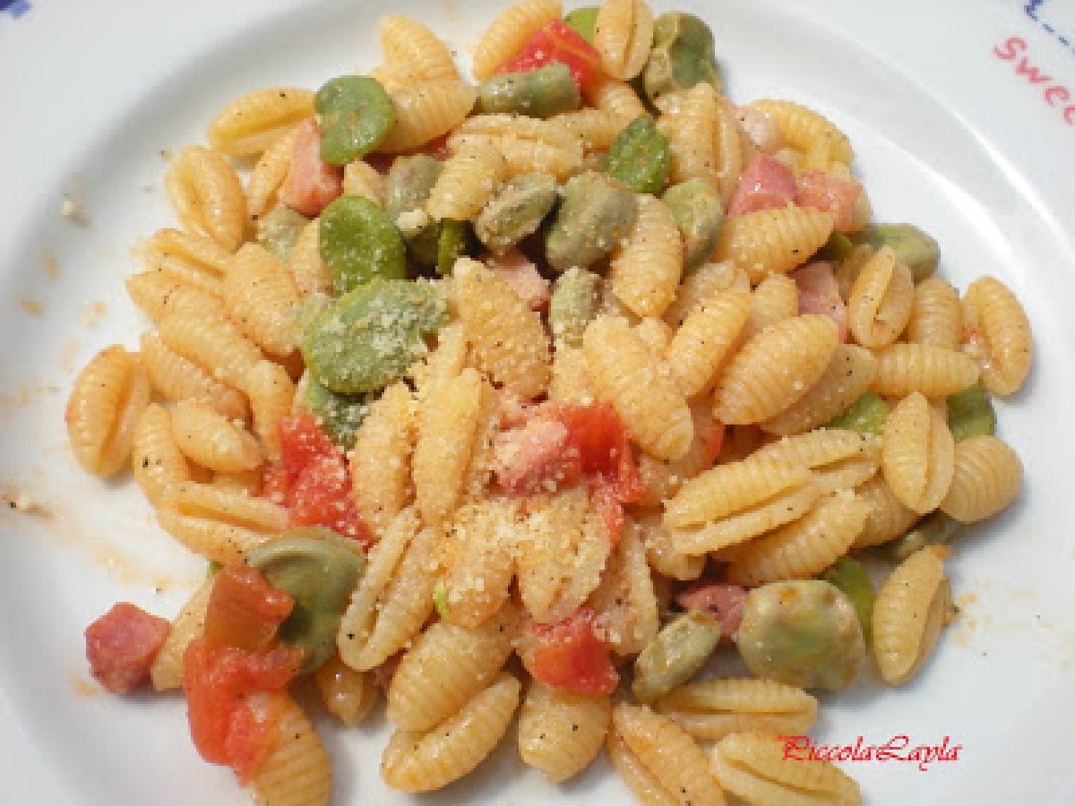 Gnocchetti Sardi con Fave e Pancetta - foto 2