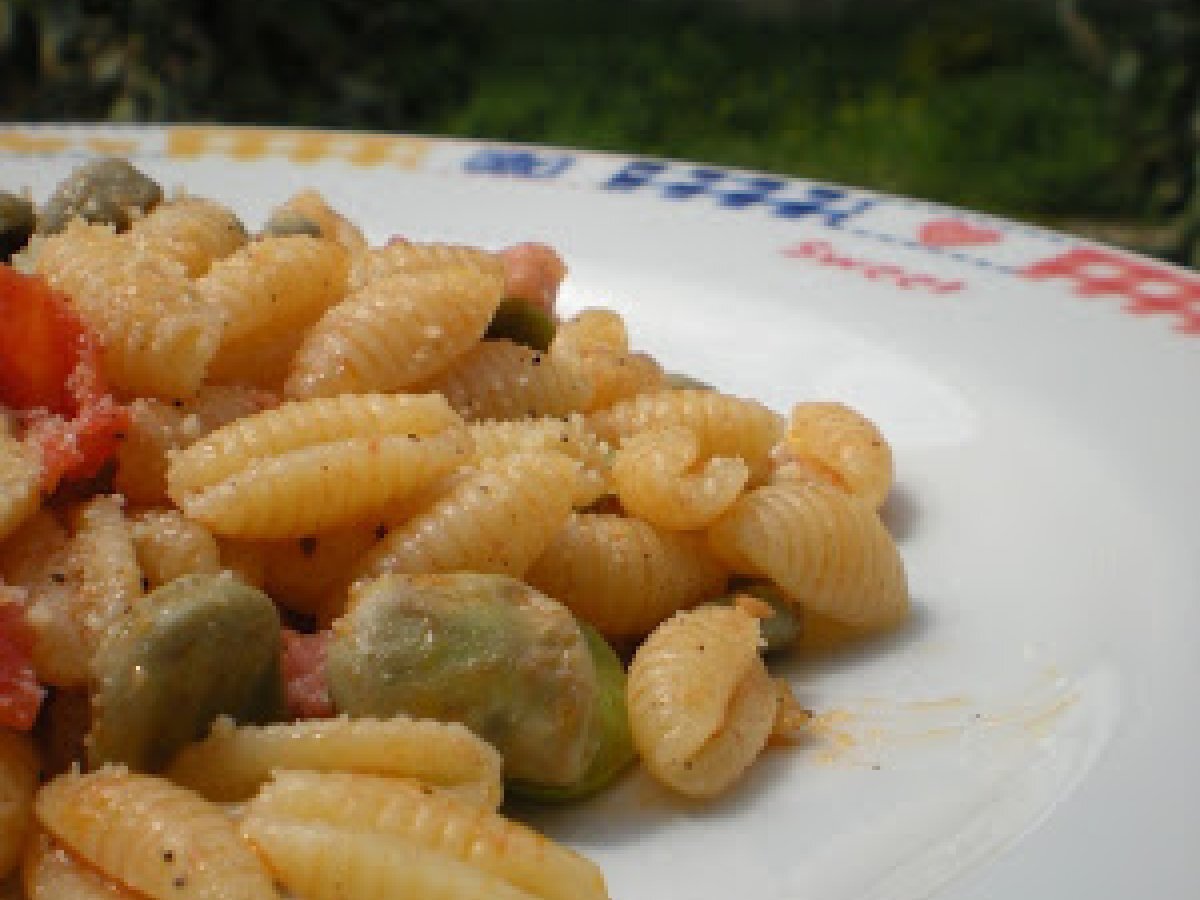 Gnocchetti Sardi con Fave e Pancetta - foto 3