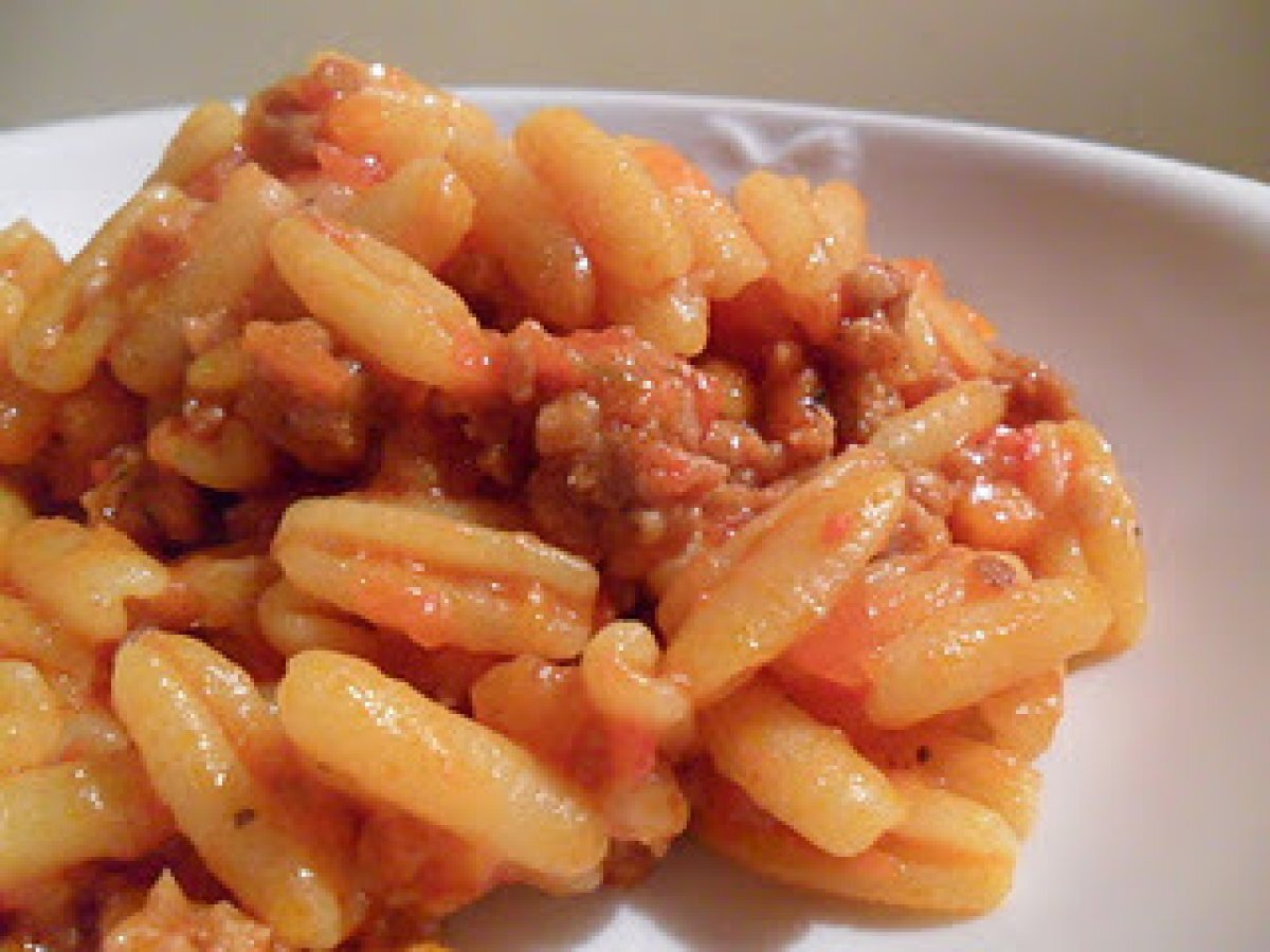 GNOCCHETTI SARDI CON RAGU' DI SALSICCIA