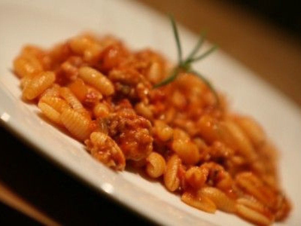 Gnocchetti sardi con sugo di salsiccia