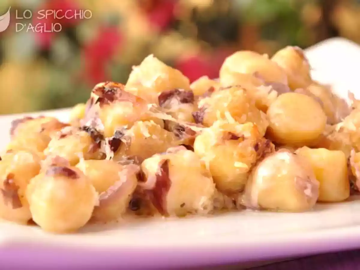 Gnocchetti stracchino e radicchio