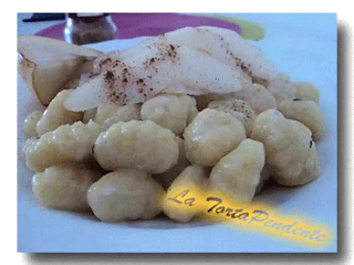 Gnocchi al Gorgonzola, Pere e Cannella