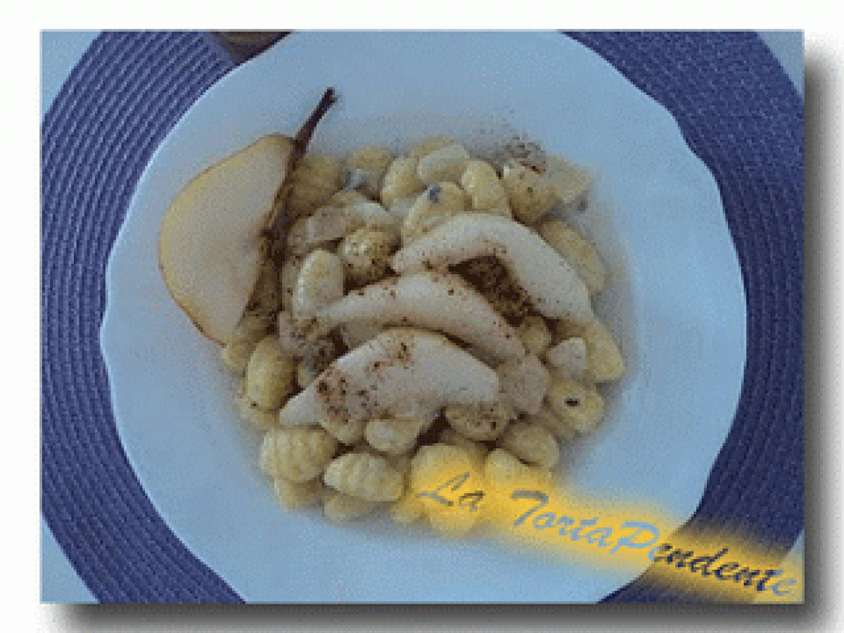 Gnocchi al Gorgonzola, Pere e Cannella, foto 3