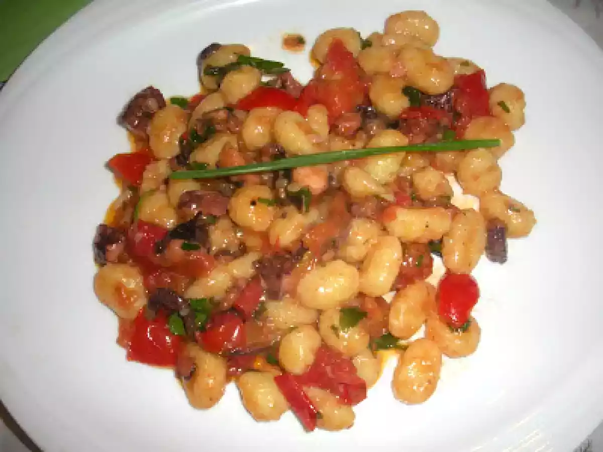 Gnocchi al polpo