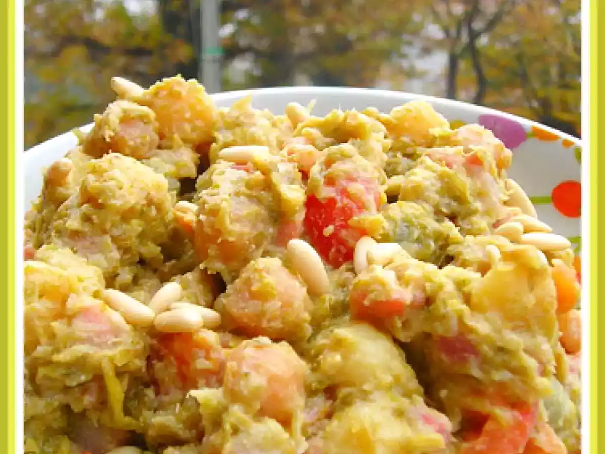 GNOCCHI ALLA CREMA DI RADICCHIO E PINOLI