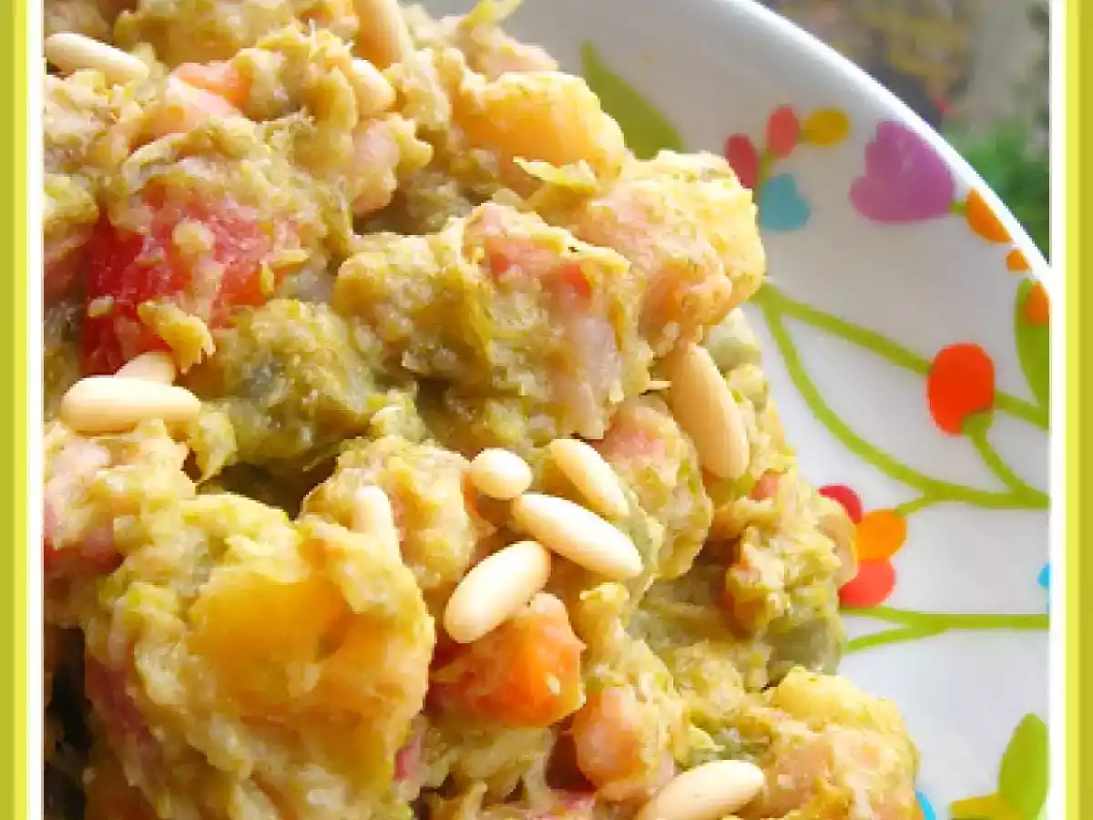 GNOCCHI ALLA CREMA DI RADICCHIO E PINOLI - foto 2