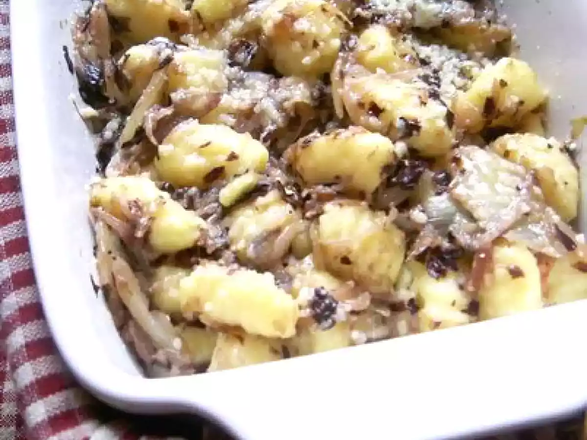Gnocchi alla trevisana e grana